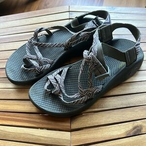 Grey/ Purple Chaco Sandals